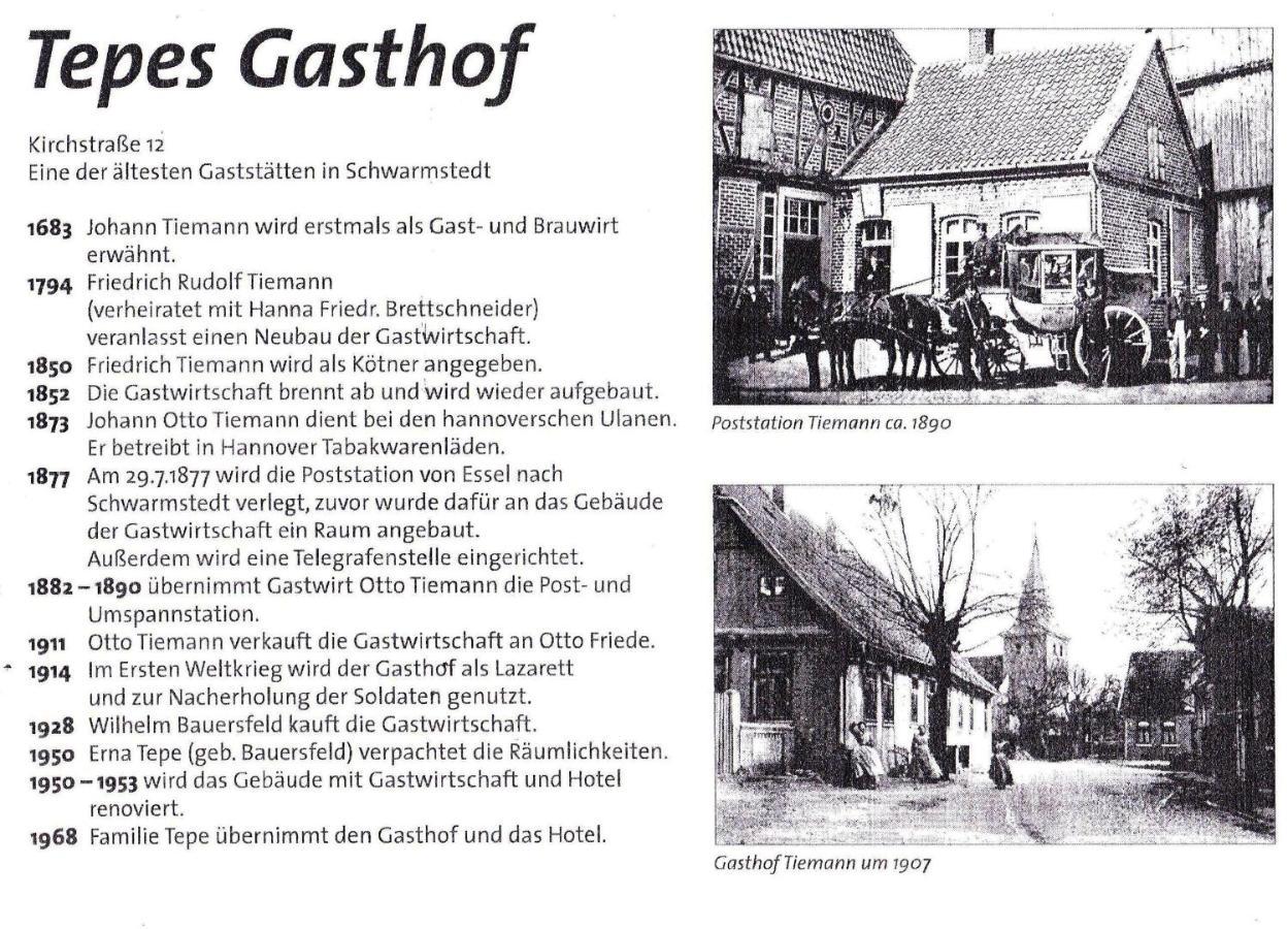 Tepe'S Gasthof ชวาร์มชเตดท์ ภายนอก รูปภาพ